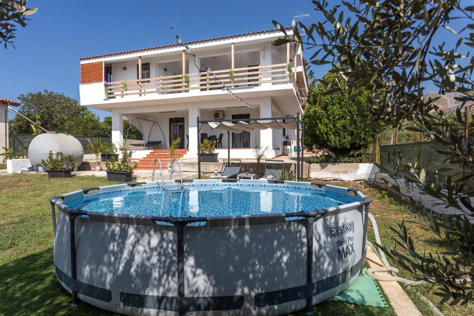 Casa Vista Mare Tra Gli Ulivi Villa Terrasini Kültér fotó